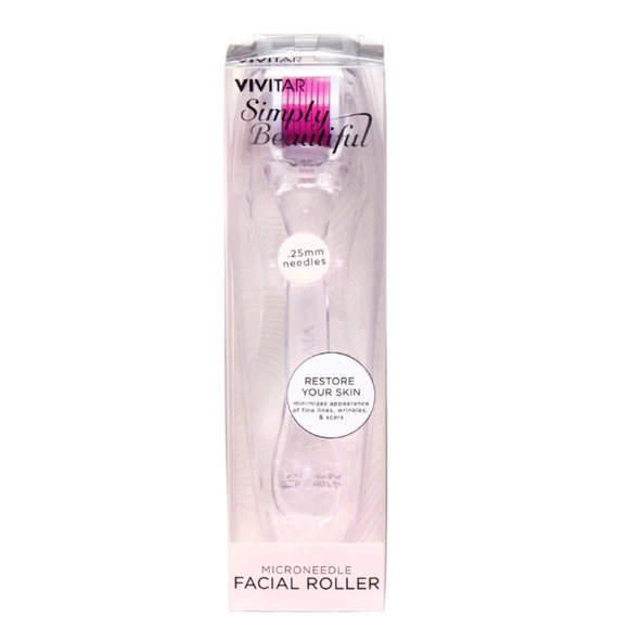 New Vivitar Simply Beautiful Micro Needle Facial Skin Roller - Picture 1 of 6
